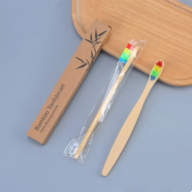 Colorful Bristle Natural Tooth Brush