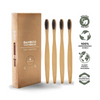 Black Bamboo Charcoal Toothbrush Private Label
