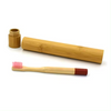 Custom Logo Bamboo Toothbrush Medium Bristles Biodegradable Plastic-Free Toothbrushes