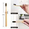 Natural Bamboo Charcoal Soft color Bristles Toothbrushes Kids Bamboo Toothbrush