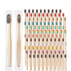 Cepillo Dientes Bambu Brosse A Dent Bambou Charcoal Wholesale Bamboo Toothbrush
