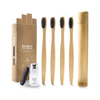 Bamboo Toothbrush Set