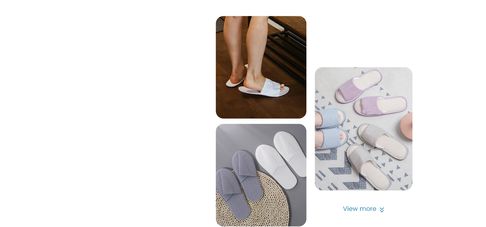 Customized hotel slippers
