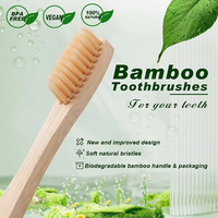 Cepillo Dientes Bambu Brosse A Dent Bambou Charcoal Wholesale Bamboo Toothbrush