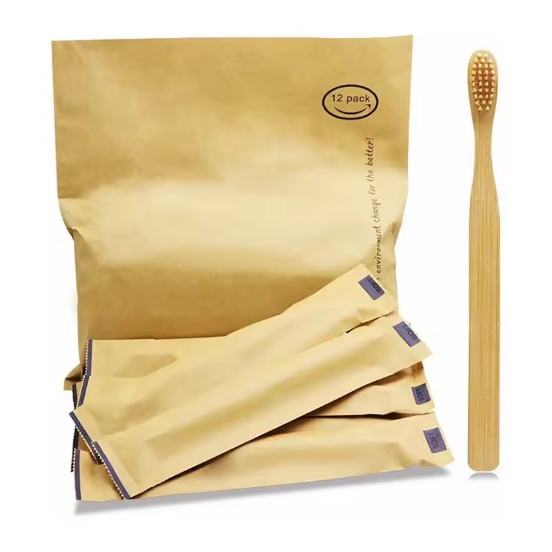 Wholesale Organic BPA Free Eco- friendly Charcoal Bristles Bamboo Toothbrush Factory