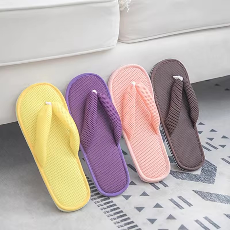 Wholesale Hotel Comfortable Terry Towel Cotton Flip Flop Slipper