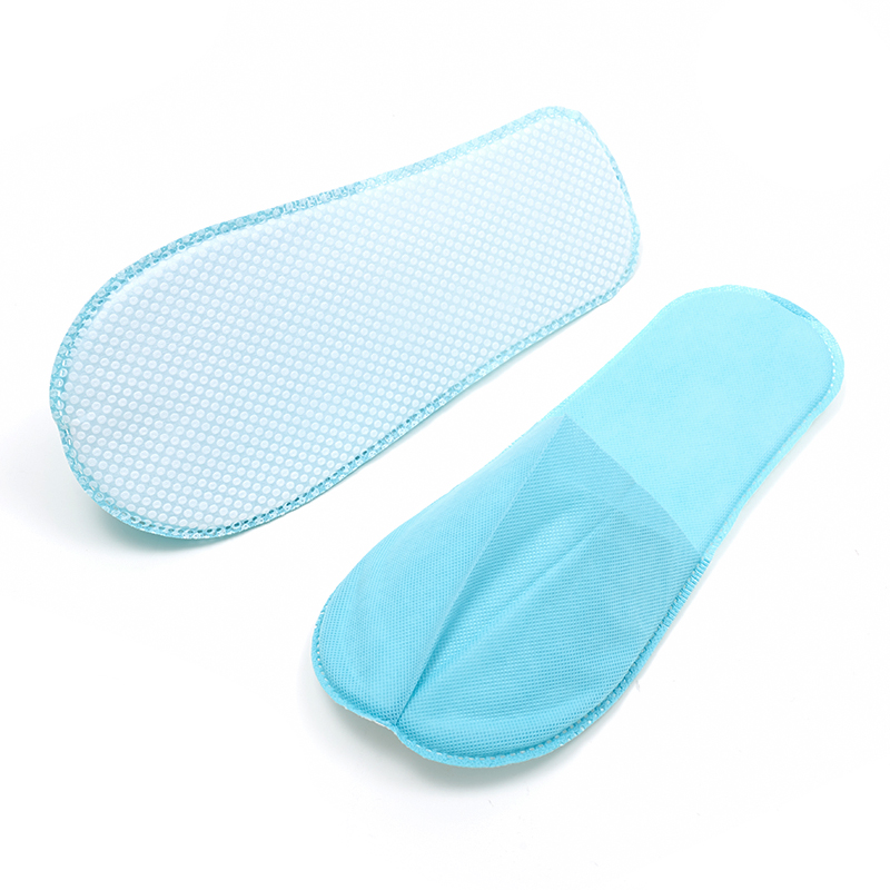 Closed Toe Blue Hotel Disposable Slippers