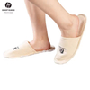 Wholesale Washable Eco Friendly Cotton Linen Hotel Guest Slippers Shoes 