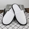 Custom Cheap Disposable White Guest Bedroom EVA Sole Hotel Slippers