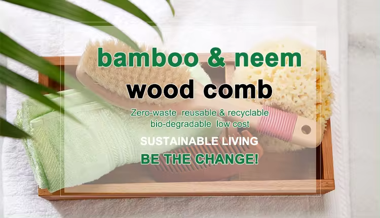 wood comb banner