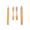 Biodegradable Replaceable Head Charcoal Removable Bamboo Toothbrush