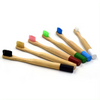 Custom Logo Bamboo Toothbrush Medium Bristles Biodegradable Plastic-Free Toothbrushes