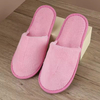 Customized Logo Comfortable And Soft Cotton Hotel Spa Disposable Slippers