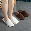 OEM Hotel Disposable Open Toe Terry Sponge Female Slippers
