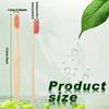 Cepillo Dientes Bambu Brosse A Dent Bambou Charcoal Wholesale Bamboo Toothbrush