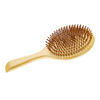 Custom Logo Durable Oval Paddle Bamboo Scalp Massage Hairbrush