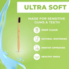 Disposable Biodegradable Bamboo Wood Toothbrush Hotel Multicolored Soft Bristles 