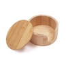  Bamboo Makeup Remover Pads Box Dispenser Bamboo Jar For Makeup Cotton