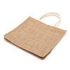 Wholesale Factory Supply Reusable Foldable Burlap Tote Bags Jute Bag