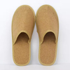 Disposable Eco Friendly Biodegradable Cork Open Toe Bedroom Guest Use Hotel Slippers