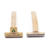 Organic Bamboo Shaving Razor Biodegradable Travel Disposable Safety Bamboo Razor
