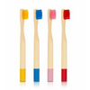 Bamboo Toothbrushes BPA Free Soft Bristles Natural Toothbrush Set