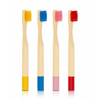 Bamboo Toothbrushes BPA Free Soft Bristles Natural Toothbrush Set