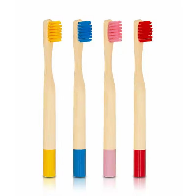 Bamboo Toothbrushes BPA Free Soft Bristles Natural Toothbrush Set