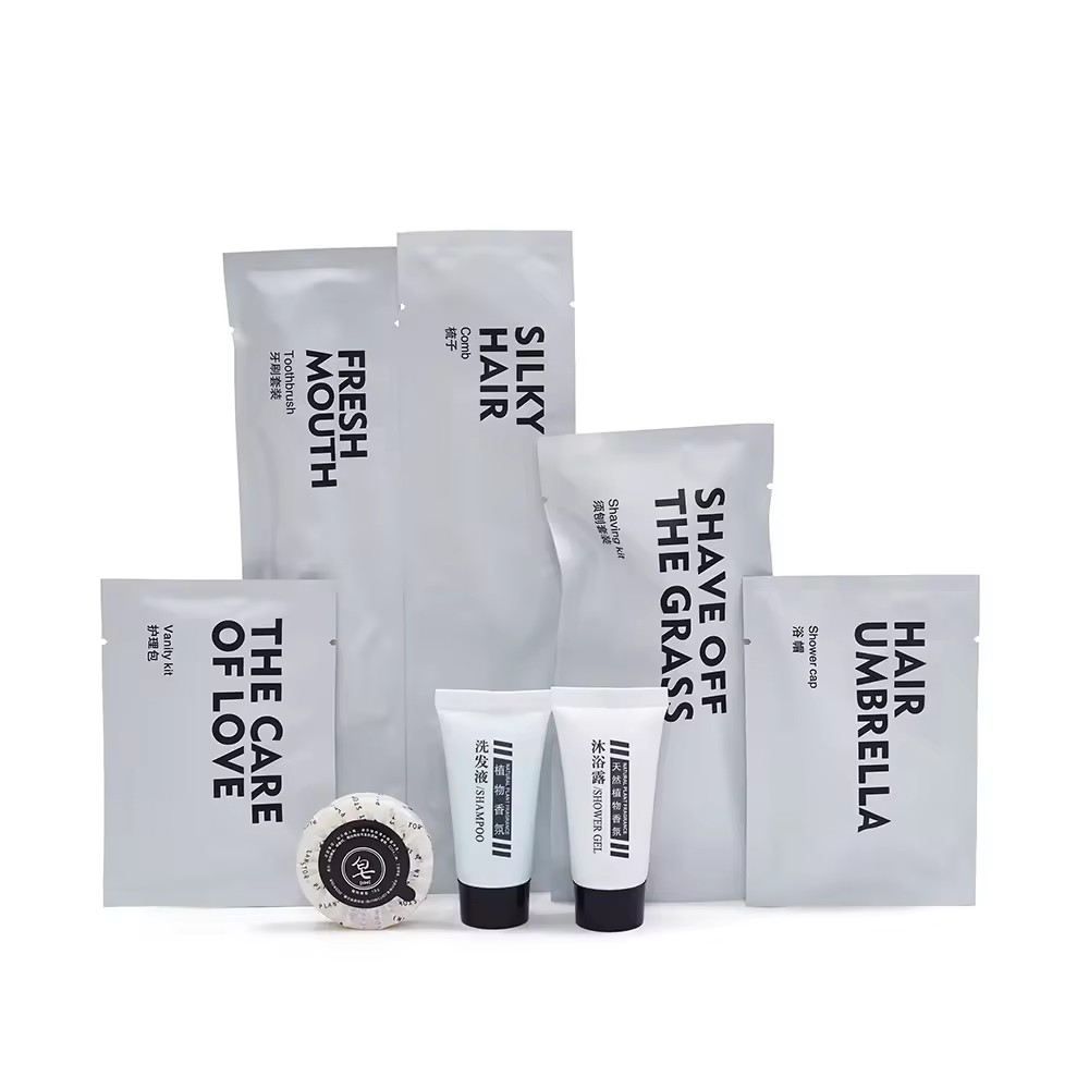 Custom Hotel Shampoo Dental Kit Soap Body Lotion Shower Gel Cosmetic Hotel Amenities