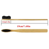 Wholesale 100% Biodegradable Natural Bamboo Toothbrush with Soft Charcoal Bristles