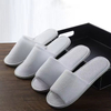 Disposable Slippers Spa Terry Cloth Open Toe Hotel Slippers With Logo