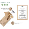 Biodegradable Kraft Paper Dental Shaving Vanity Sewing Kit