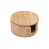  Bamboo Makeup Remover Pads Box Dispenser Bamboo Jar For Makeup Cotton