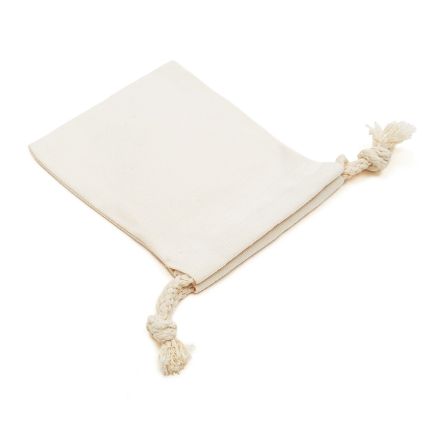 Custom Small Polyester Cotton Drawstring Jewelry Bag 