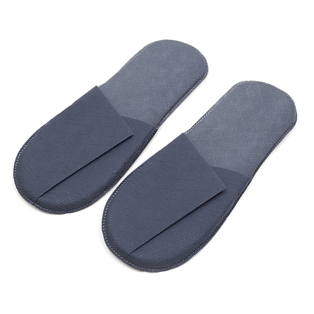 Custom Beauty SPA Salon Slipper Black Disposable Non Woven Hotel Slippers
