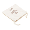 Custom Organic Cotton Drawstring Dust Muslin Gift Pouch Bags With Logo 