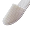 White Disposable Hospital Slippers OEM Luxury Spa Hotel Room Guest Waffle Slippers