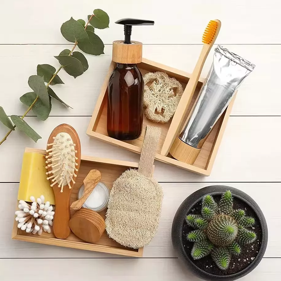 Custom Bamboo Toothbrush Sets with Case and Dental Floss – Direct Factory Supply for Hotels and Brands