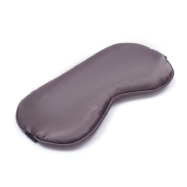 Organic Soft Silk Airplane Hotel Sleep Eye Mask with Adjustable Strap