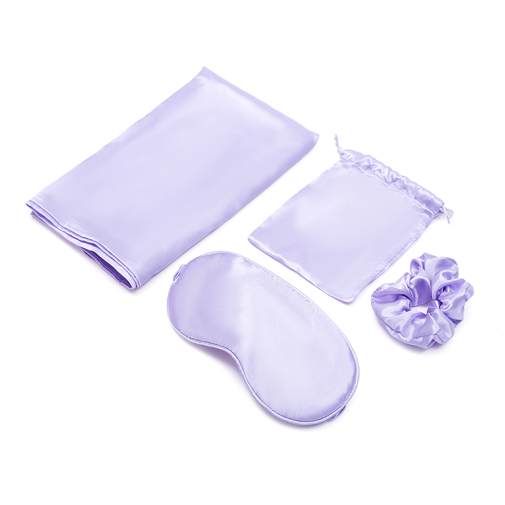 OEM/ODM Mulberry Stain Silk Silk-like Polyester Blindfold Travel Sleep Eye Mask 