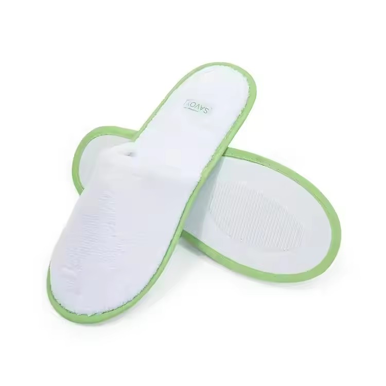 Thickened And Non-slip Personalized White Disposable Hotel Spa Slipper