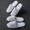 Disposable Slippers Spa Terry Cloth Open Toe Hotel Slippers With Logo