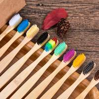 Manufacturer Soft Natural ECO Bamboo Disposable Biodegradable Bamboo Hotel Toothbrush