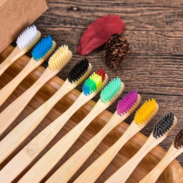 Manufacturer Soft Natural ECO Bamboo Disposable Biodegradable Bamboo Hotel Toothbrush