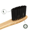 Bamboo Toothbrush Set with Case
