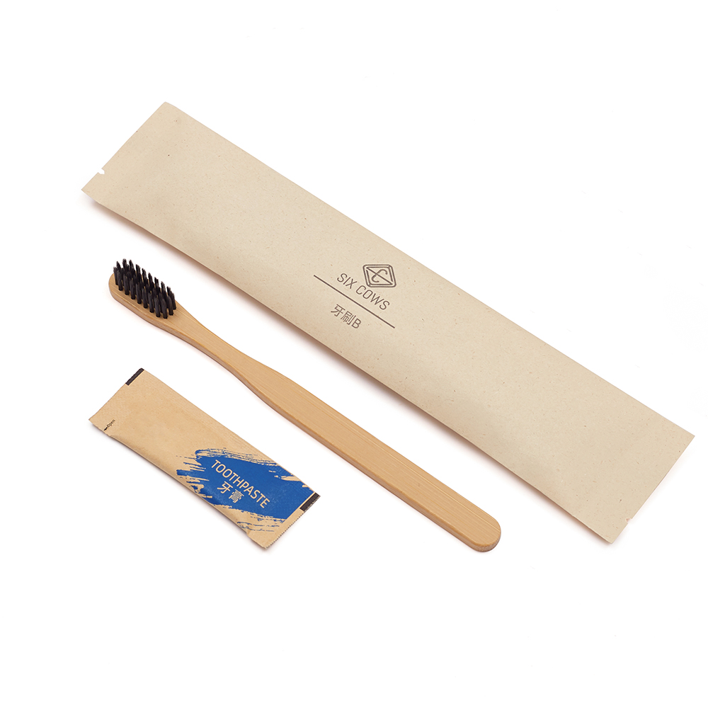 Wholesale Six Cow Eco-Friendly Bamboo Toothbrush