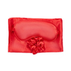 3-in-1 Imitated Silk Eye Mask Set With Drawstring Bag And Hair Scrunchie Hairband Satin Sleeping Eyemask