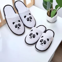 Custom Closed Toe Luxury Coral Fleece EVA Sole Spa 5 Star Hotel Slippers