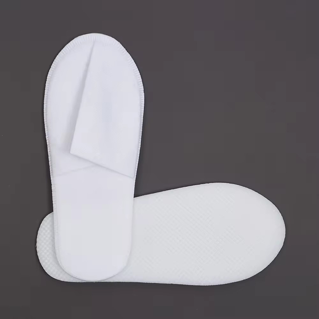 Non Woven Hotel Slipper White SPA Airline Single Use Slippers