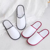 Custom Hotel Amenities Nap Cloth White Disposable Slipper for Wedding Hotels Bathroom Spa